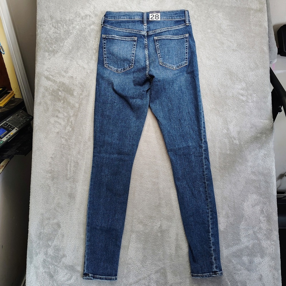 NWT GAP Women's 28/6 Tall True Skinny High Rise Dark Wash Denim Jeans - Picture 4 of 5